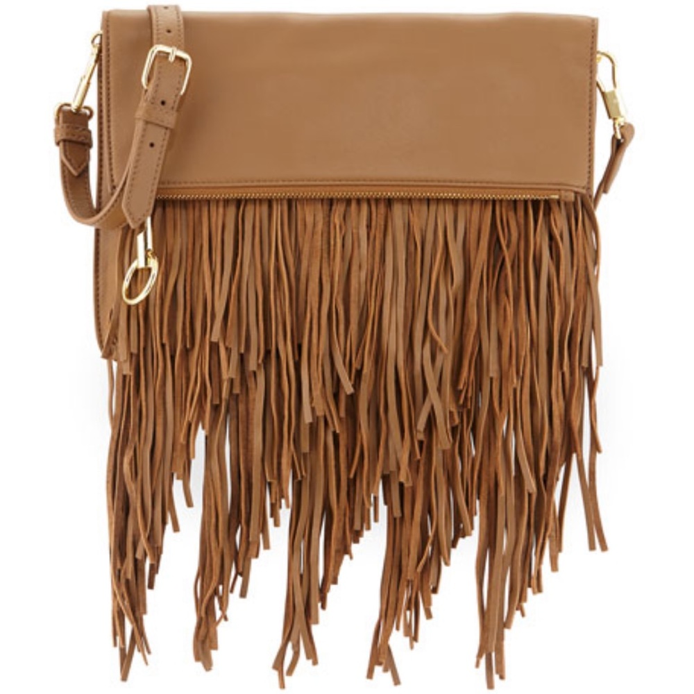 Elizabeth & James Lamb Leather Clutch